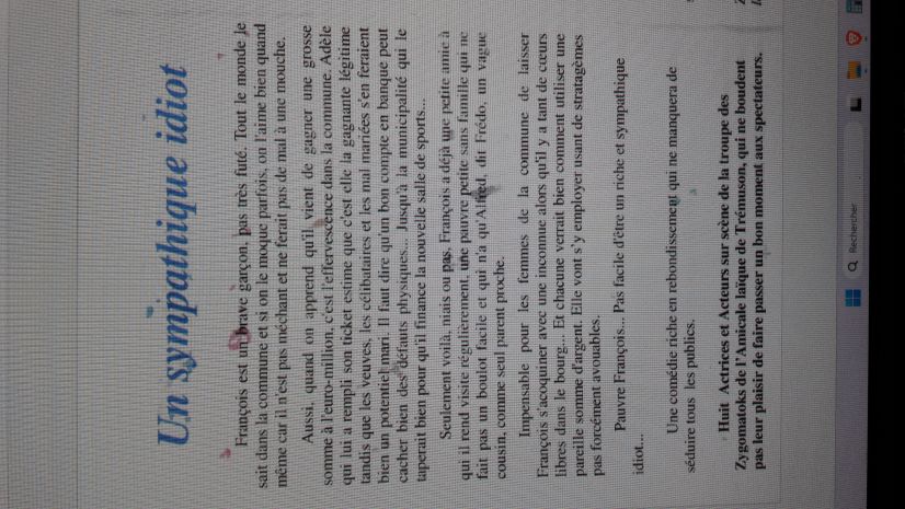 Pr&eacute;sentation de la pi&egrave;ce