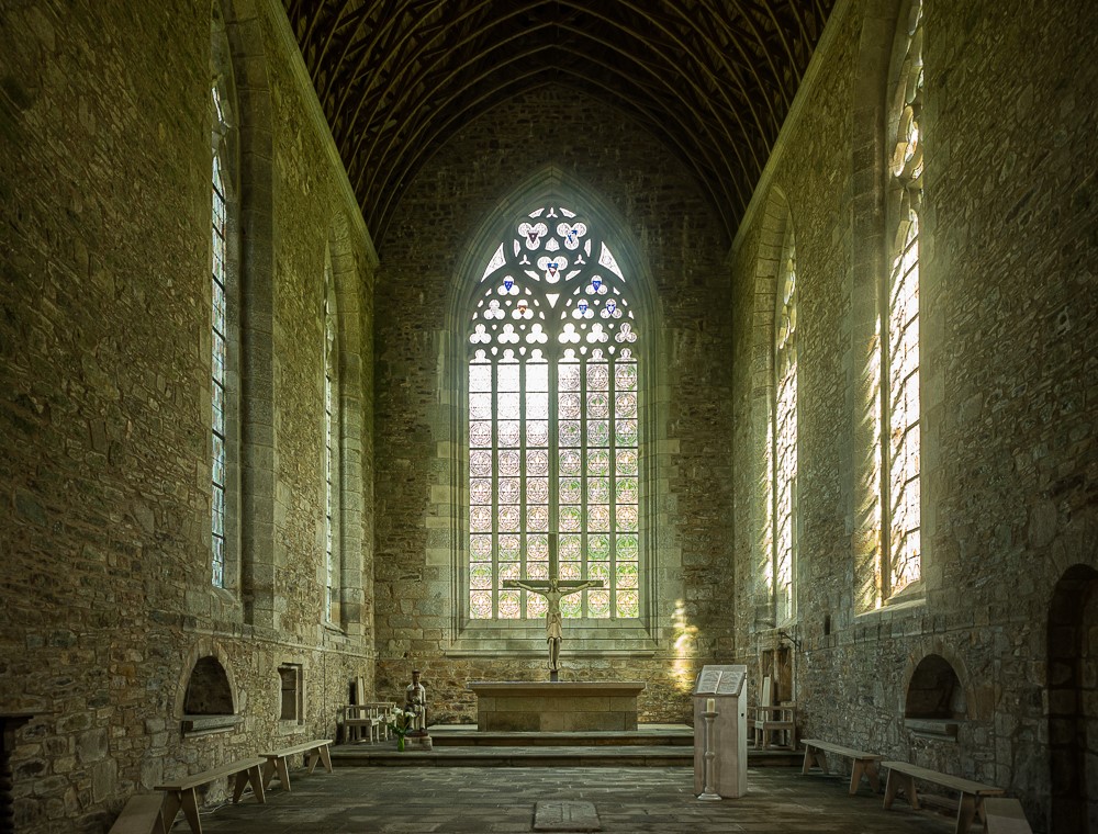 Vitrail de l'Abbaye de Boquen