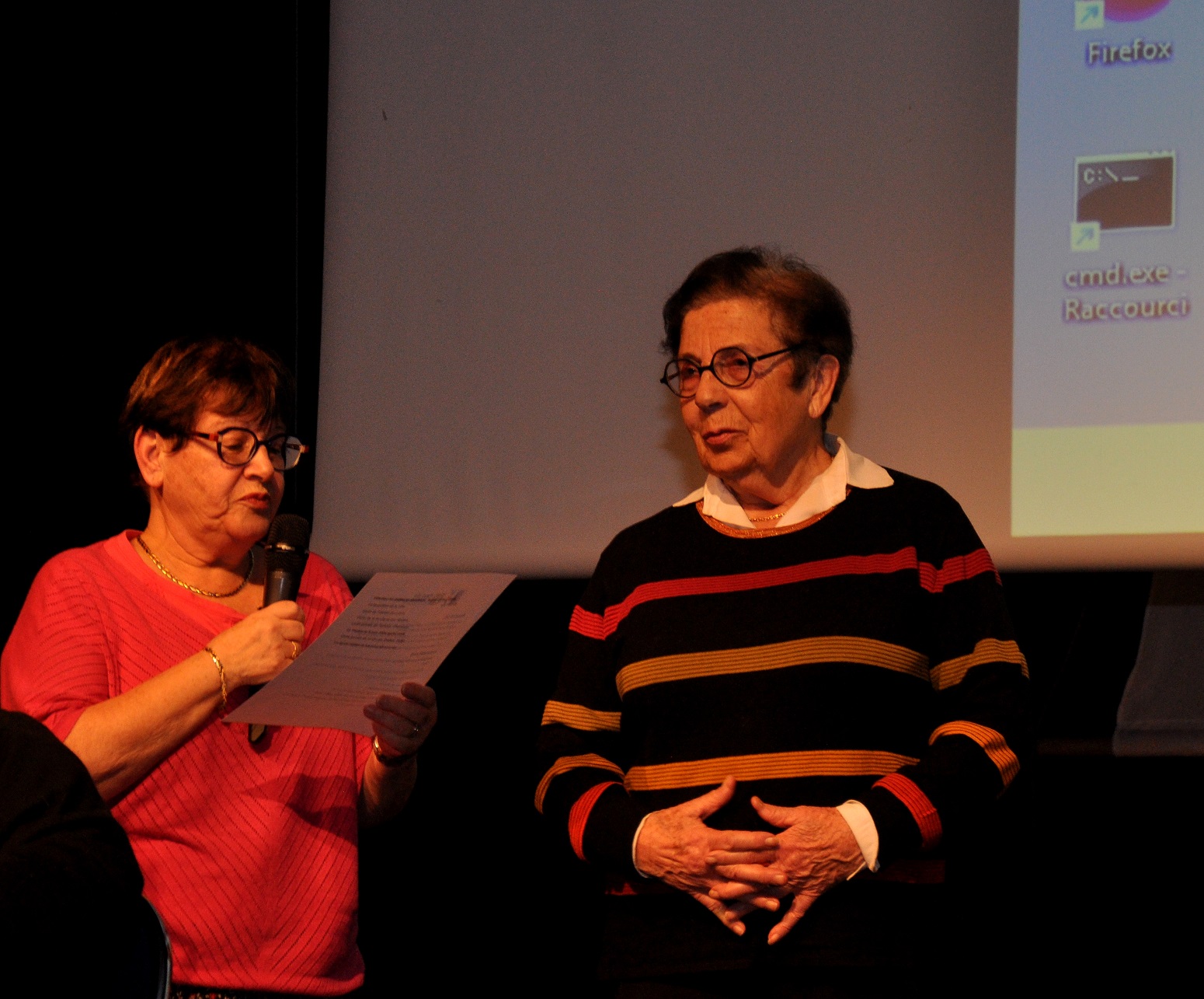 D&eacute;part de Maryvonne le Boudec.