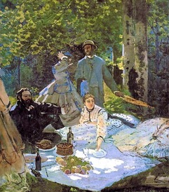 Déjeuner sur l'herbe de Monet